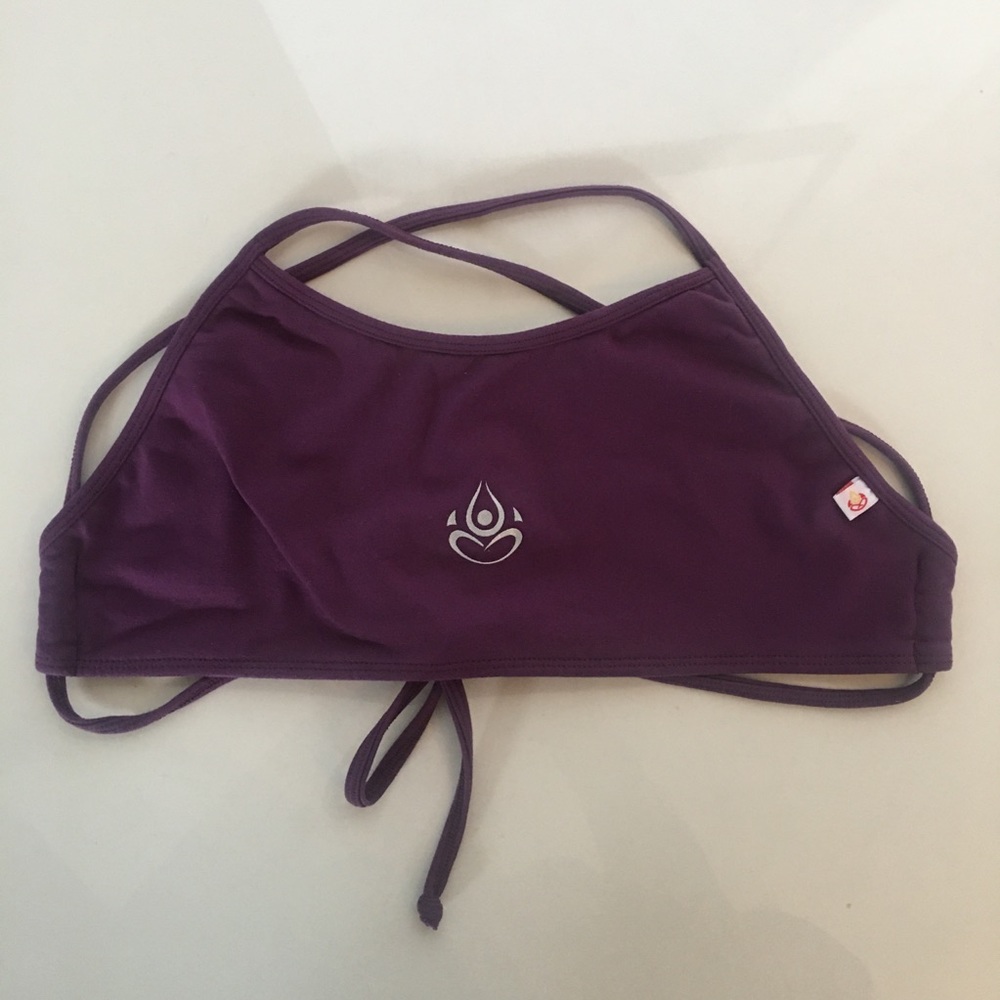 SHAKTI  Purple Yoga Top. Size Medium